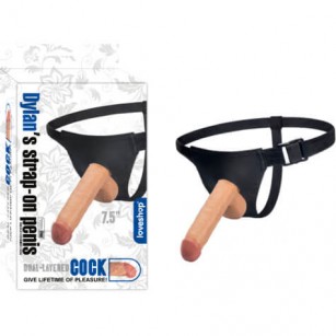 Realistik Dokuda Strapon 19 Cm