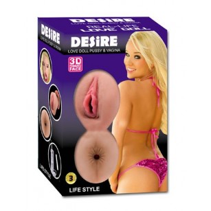 Desire Sarı Saçlı Titreşimli 3 İşlevli Şişme Manken Desire Sarı Saçlı Titreşimli 3 İşlevli Şişme Manken