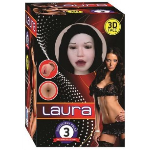 Laura 3D Boyutlu Sesli Titreşimli Ralistik Manken Laura 3D Boyutlu Sesli Titreşimli Ralistik Manken