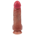 USB Şarjlı 20 cm Oynar Başlı İleri Geri Hareketli Titreşimli Dildo