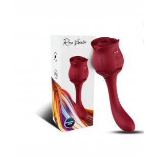 Hava Basınçlı Darbeli Gül Desenli Çift Taraflı Vibratör